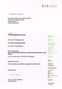 ISW München 2015 Grundstücksvermittlung